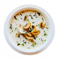 Cream of Button Mushroom Soup